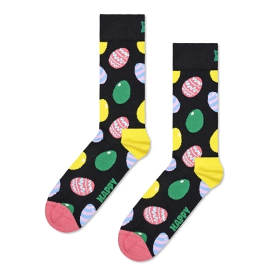 Happy Socks Daily Sock Crew Egg (Easter Egg) black - 1 pair