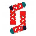 Happy Socks Daily Sock Crew Snowman (Snowman) red/white - 1 pair