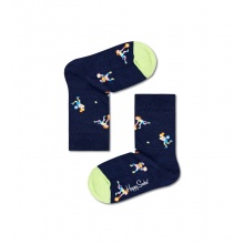 Happy Socks Daily Sock Crew Kids Sport Gift Gift Box Green Children - 3 Pairs