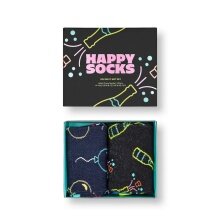 Happy Socks Daily Sock Crew You Did It Socks Gift Set (Graduation) 2024 black <b>Gift Box </b> - 2 Pairs