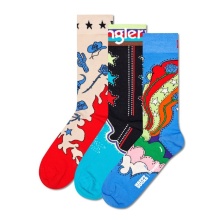 Happy Socks Daily Sock Crew Wrangler Gift Set Multicoloured <b>Gift Box </b> - 3 Pairs