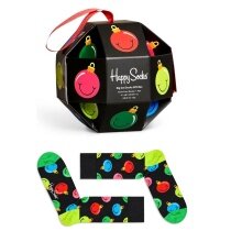 Happy Socks Daily Sock Crew Bauble Gift Box black <b>Gift Box</b> - 1 Pair