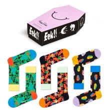 Happy Socks Daily Sock Crew Halloween Gift Gift Box - 3 Pairs