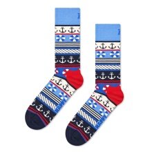 Happy Socks Daily Sock Crew Marine Mix blue - 1 pair