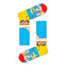 Happy Socks Daily Sock Crew Beatles Yellow Submarine blue/yellow - 1 Pair