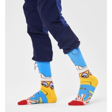 Happy Socks Daily Sock Crew Beatles Yellow Submarine blue/yellow - 1 Pair