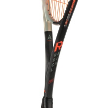 Head Squash Racket Radical 135 X #22 (135g/head-heavy) black/silver - strung -