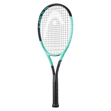 Head Tennis Racket Boom MP 100in/295g/Tournament 2024 black/turquoise - unstrung -