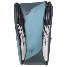 Head Tennis Racketbag Tour Racquet Bag L (Racket bag, 2 main compartments) 2023 cyan blue 9-pack