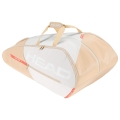 Head Tennis Racketbag Tour Racquet Bag XL (Racket bag, 3 main compartments) 2023 white/champagne 12-pack