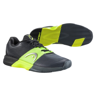 Head Tennis Shoes Revolt Pro 4.0 Clay/Sand Court Black/Yellow Men