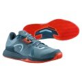 Head Tennis Shoes Sprint Team 3.5 Clay/Sand Court Blue/Grey/Orange Men