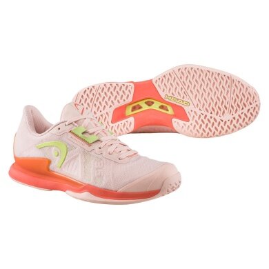 Head Tennis Shoes Sprint Pro 3.5 Allcourt Salmon Orange Women