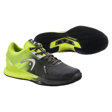 Head Tennis Shoes Sprint Pro 3.0 SF Clay/Sand Court Black/Lime Women