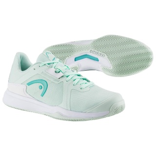 Head Tennis Shoes Sprint Team 3.5 Clay/Sand Court Aqua Green Women