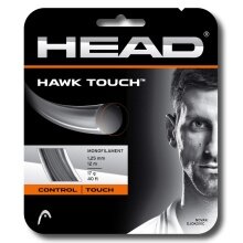 Stringing with tennis string Head Hawk Touch (Durability+Control) anthracite grey