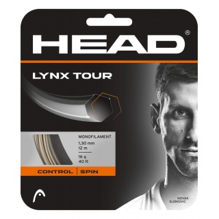 Head Tennis String Lynx Tour (Control+Spin) champagne brown 12m Set