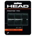 Head Overgrip Prestige Pro (sticky, smooth) 0.6mm black 3-pack