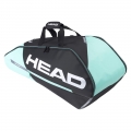 Head Tennis Racketbag Tour Team (Racket bag, 2 main compartments) black/mint <b>6R</b>