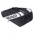 Head Tennis Racketbag Elite (Racket bag, 3 main compartments) black/white <b>12R</b>