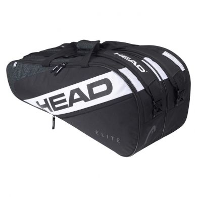 Head Tennis Racketbag Elite #22 (Racket bag, 2 main compartments) black/white <b>9R</b>