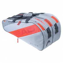 Head Tennis Racketbag Elite #22 (Racket bag, 2 main compartments) grey/orange <b>9R</b>