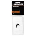 Head Sweatband Wrist Jumbo Logo white - 2 pieces