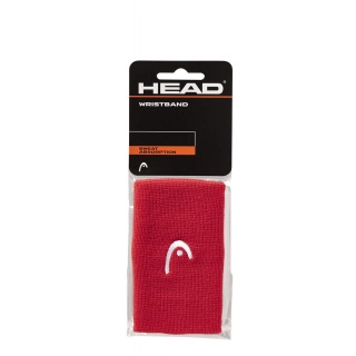 Head Sweatband Wrist Jumbo Logo red - 2 pieces