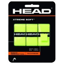 Head Overgrip Xtreme Soft 0.5mm (Allround/smooth/perforated/grippy) yellow 3-pack