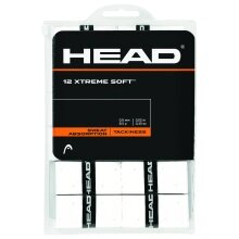 Head Overgrip Xtreme Soft 0.5mm white 12-pack clip bag