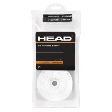 Head Overgrip Xtreme Soft 0.5mm white 30-pack clip bag