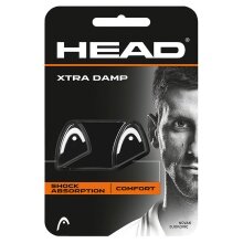 Head Vibration Dampener Xtra Damp black/white 2-pack