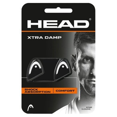 Head Vibration Dampener Xtra Damp black/white 2-pack