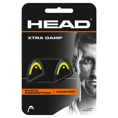 Head Vibration Dampener Xtra Damp black/yellow 2-pack