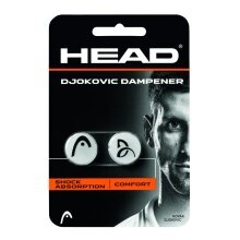 Head Vibration Dampener Djokovic white 2-pack