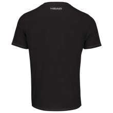 Head Tennis T-shirt Club Basic 2023 (Mixed Fabric) Black/White Men