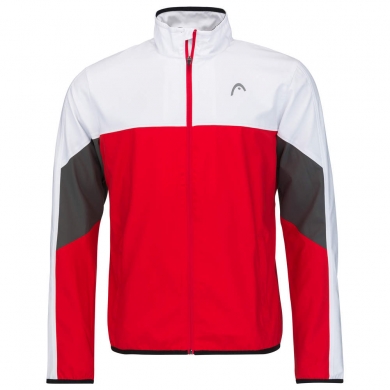 Head Training Jacket Tennis Club (modern, sporty) red/white men's