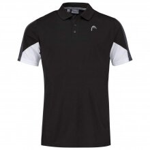 Head Tennis Polo Club Technical (Moisture Transfer Microfiber Technology) black Men's