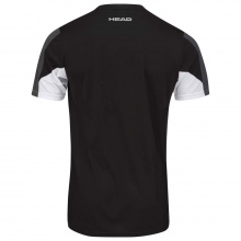 Head Tennis T-Shirt Club Technical (Moisture Transfer Microfiber Technology) black Men's