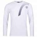 Head Tennis Long Sleeve Shirt Club Cliff (Cotton Blend) White Men