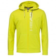 Head Hoodie with Hood Club Fynn Fullzip Yellow Men's