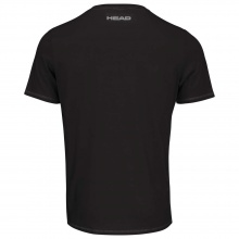 Head Tennis T-Shirt Club Colin (Cotton Blend) Black Men's