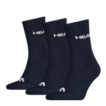 Head Tennis Socks Crew Club Black Men - 3 Pairs