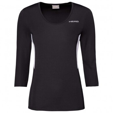 Head Tennis-3/4 Long Sleeve Shirt Club Tech black Women