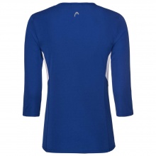 Head Tennis-3/4 Sleeve Shirt Club Tech Royal Blue Women