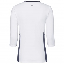 Head Tennis-3/4 Long Sleeve Shirt Club Tech white/dark blue Women