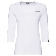 Head Tennis-3/4 Long Sleeve Shirt Club Tech white/white Women