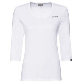 Head Tennis-3/4 Long Sleeve Shirt Club Tech white/white Women