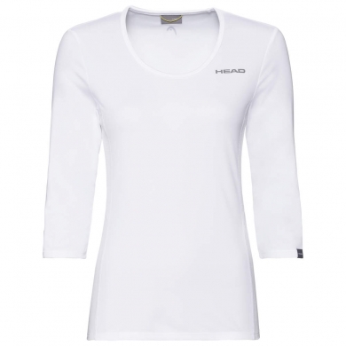 Head Tennis-3/4 Long Sleeve Shirt Club Tech white/white Women