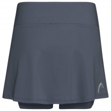 Head Tennis Skort with Inner Shorts Club Basic Anthracite Grey Ladies